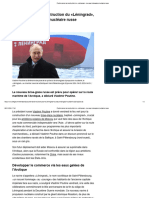 Poutine Lance La Construction Du Léningrad, Nouveau Brise-Glace Nucléaire Russe