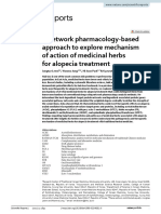 A Network Pharmacology Based Approach To Explore Mechanism of Action of Medicinal Herbs For Alopecia Treatment