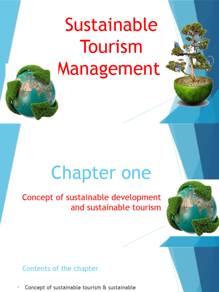 Sustainable Tourism Management Concepts | PDF | Sustainability ...