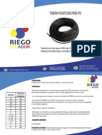 Manguera de Riego PVC Negro - Ficha Tecnica
