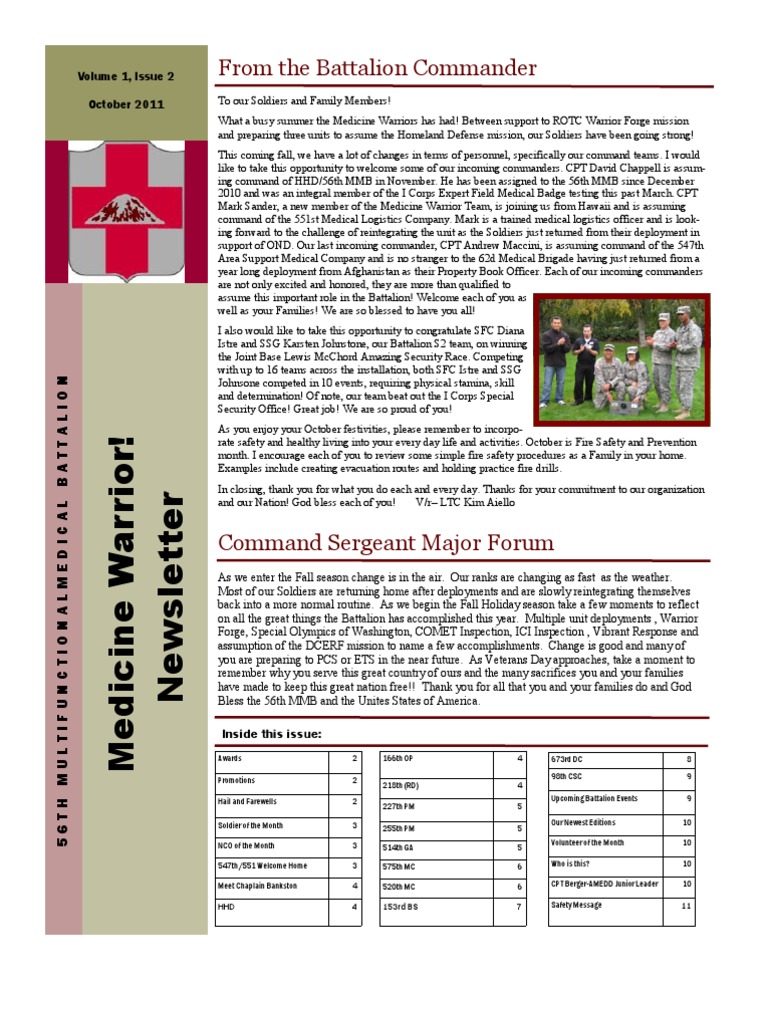 BN Newsletter Oct | PDF | Chaplain | Trick Or Treating