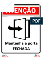 Mantenha A Porta FECHADA