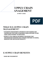 Unit 8 E-Supply Chain Management