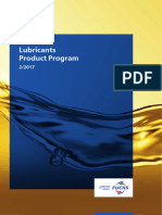 Lubricants Product Program 2 2017 SQ