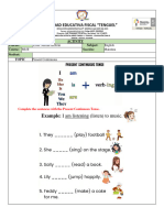 Present Continuous Tense