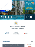 Oracle APEX 19.1 The Golden Nuggets