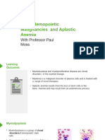 Mielodisplasia, Neoplasia Maligna Hematopoyetica y Anemia Aplasica