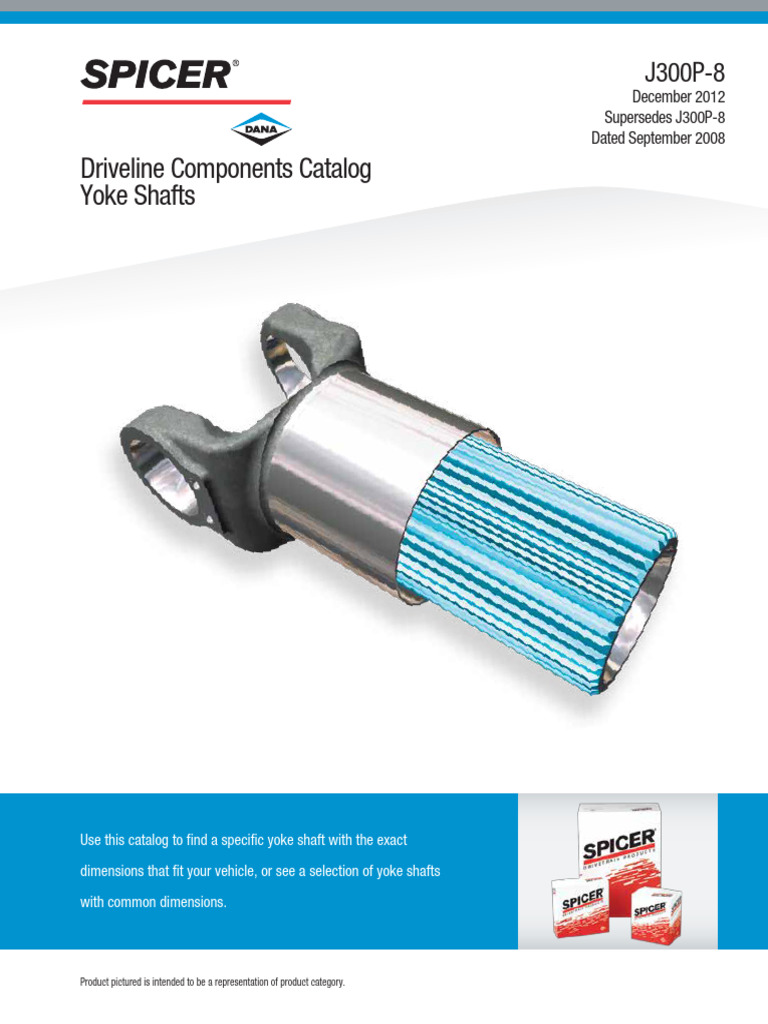 Spicer Driveline Components | PDF