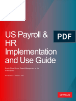 Oracle Fusion HCM For US Payroll HR Implementation and Use White Paper Ver23.24