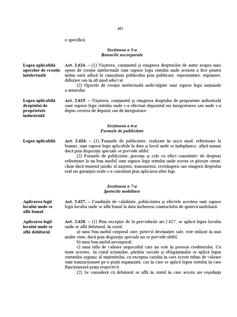 Noul Cod Civil 462 466 | PDF