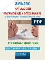 2º Clase de Capitulaciones Matrimoniales y Concubinarias Octubre 2023