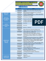 XI A1 PE & PM Test Schedule November-23