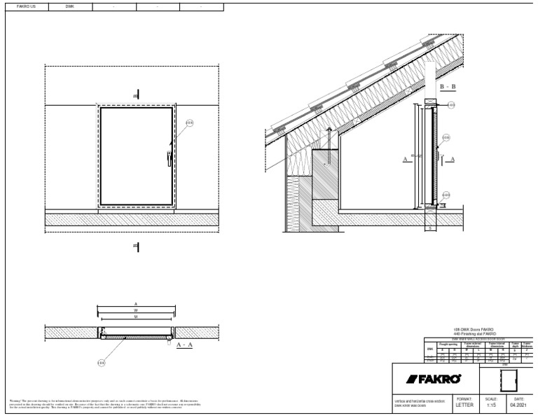 Fakro Knee Wall Insulated Access Door. DWK KNEE WALL DOOR. Download Free PDF Building