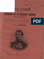 Cuza Voda Si Reforma - Apostol Ioan - Iasi - 1912