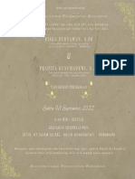 Brown Minimalist Save The Date Invitation Card