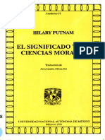 PUTNAM-El Significado y Las Ciencias Morales