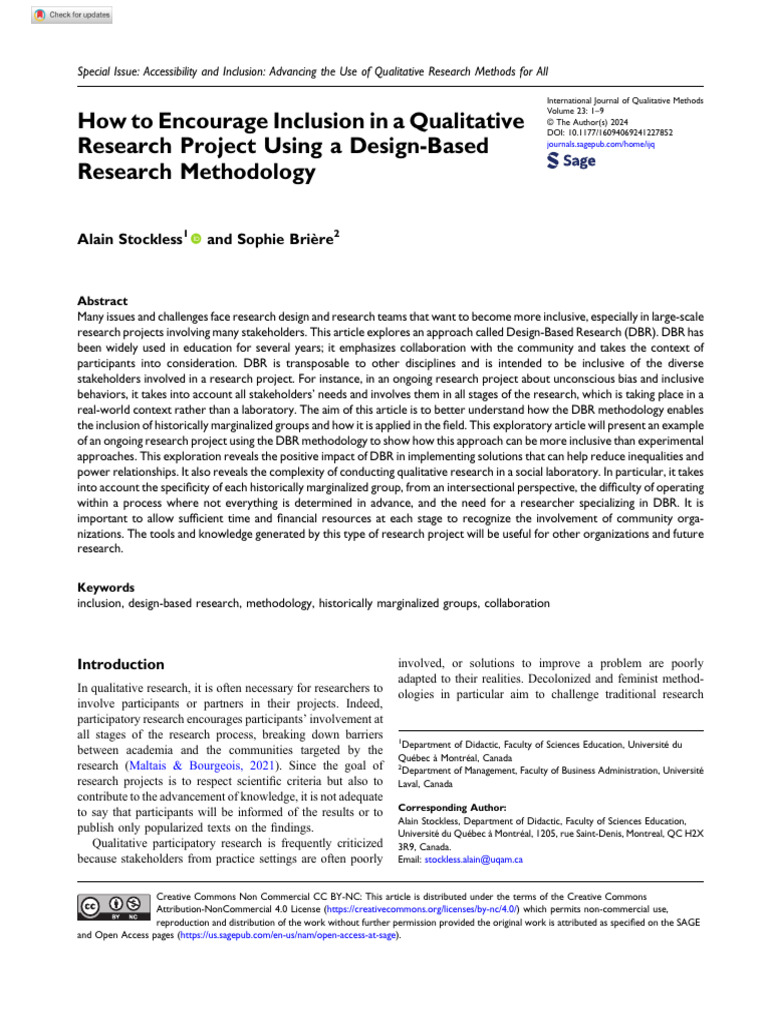 Qualitative Research Project Examples