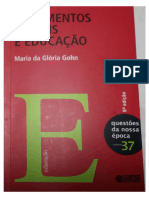 Movimentos Sociais e Educação - Maria Da Glória Gohn