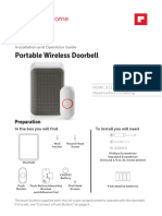 RDWL311A Honeywell Door Bell Manual