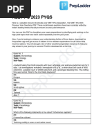 Neet PG 2023 Previous Year Question PDF Compressed