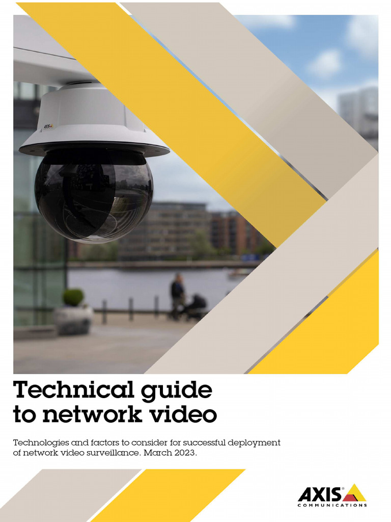 Axis Network Video Surveillance Guide | PDF | Computer Network | Camera