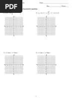 Parametric Equations