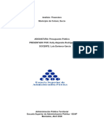 Analisis Financiero Municipio de Coloso