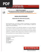 Download MANUAL DEL ESTUDIANTE Ceneval Registro en Linea Institucional by api-3703584 SN7016638 doc pdf