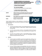 INFORME #00 Habilitacion Presupuestal