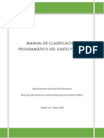 Manual de Clasificacion Programatico