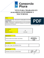 Instructivo en Horarios Extendidos y Nocturnos