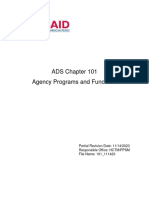 ADS Chapter 101 Agency Programs and Functions