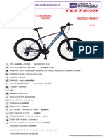 Modelo Harvey: Rodado 27,5" MTB - Aluminio - 21 Velocidades