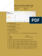 LKPD Penjumlahan Dan Pengurangan Aljabar