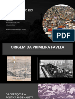 As Favelas Do Rio de Janeiro