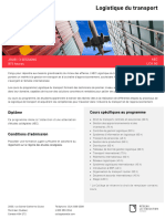 Aec Logistique Des Transports PdfBrochure FR