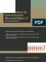 Stakeholders Da Comunicação Mercadológica- II