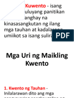 Lecture2 Maikling Kuwento