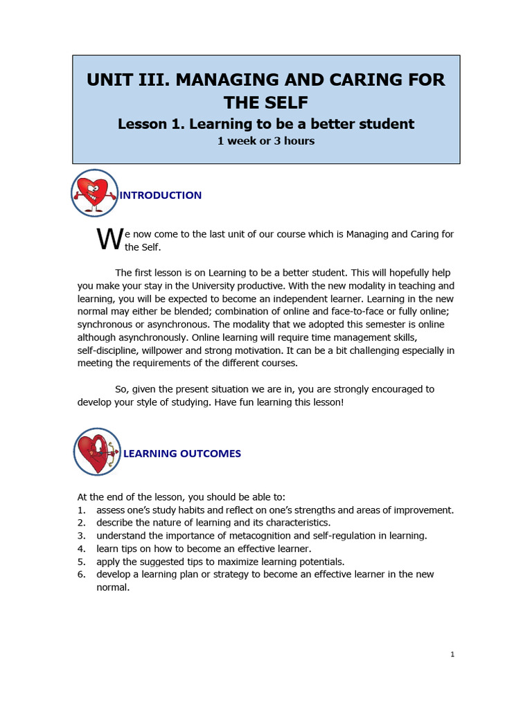 Improve Your Study Habits Guide | PDF | Metacognition | Learning
