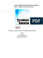 Preparations of Parents For The New Normal Classes: A Cross-Case Analysis