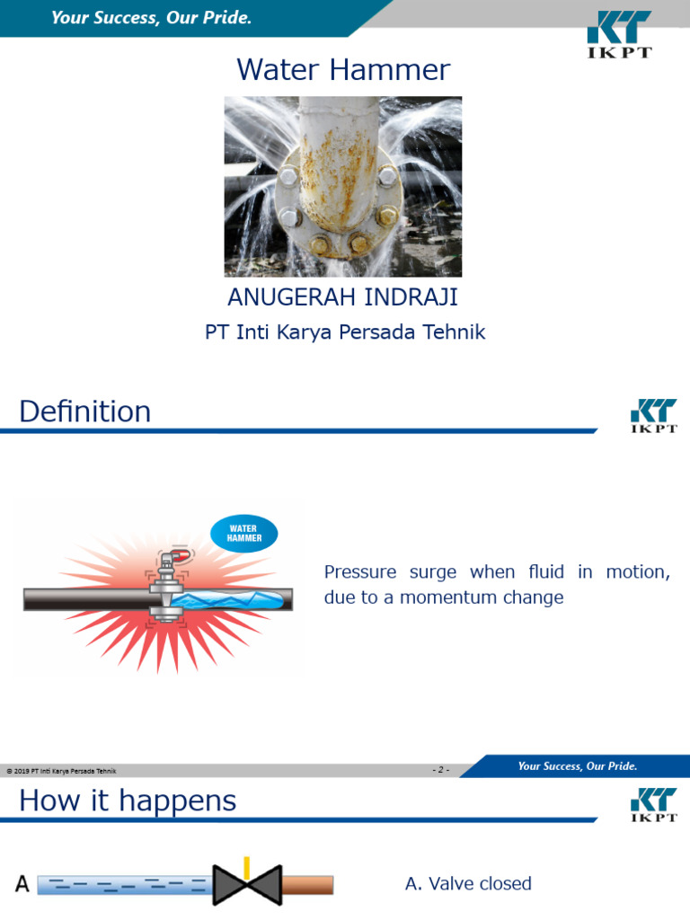TBM, Water Hammer PDF
