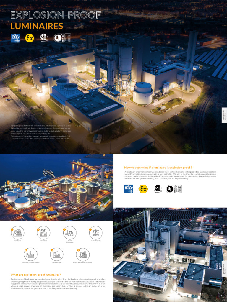 Explosion-Proof Lighting Standards Guide | PDF | Physical Sciences ...