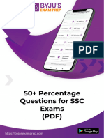 Percentage Questions For SSC Exams Final 30