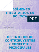 02 Regimenes Tributarios en Bolivia
