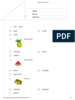 Soal Bahasa Inggris Buah 4