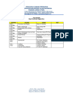 Time Schedule Mapaba (PC PMII Paluta)