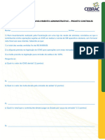 Exercicio Avaliativo Desenvolvimento Administrativo Projeto Controles