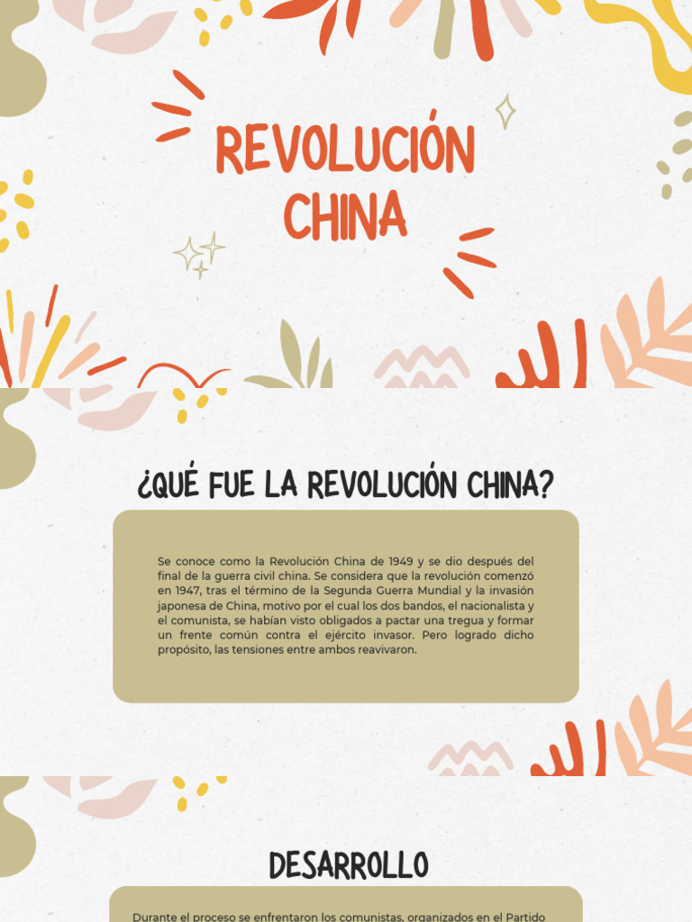 Revolución China de 1949: Causas y Consecuencias | PDF | Guerra civil ...