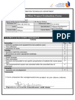 Assignment Moderation Form