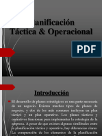 Plan Tactico y Operativo